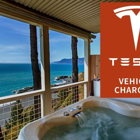 Amazing Oceanview 2 Bedroom Oceanfront! By Oceanviewhottubs Shelter Cove, Ca Tesla Ev Station Ngoại thất bức ảnh