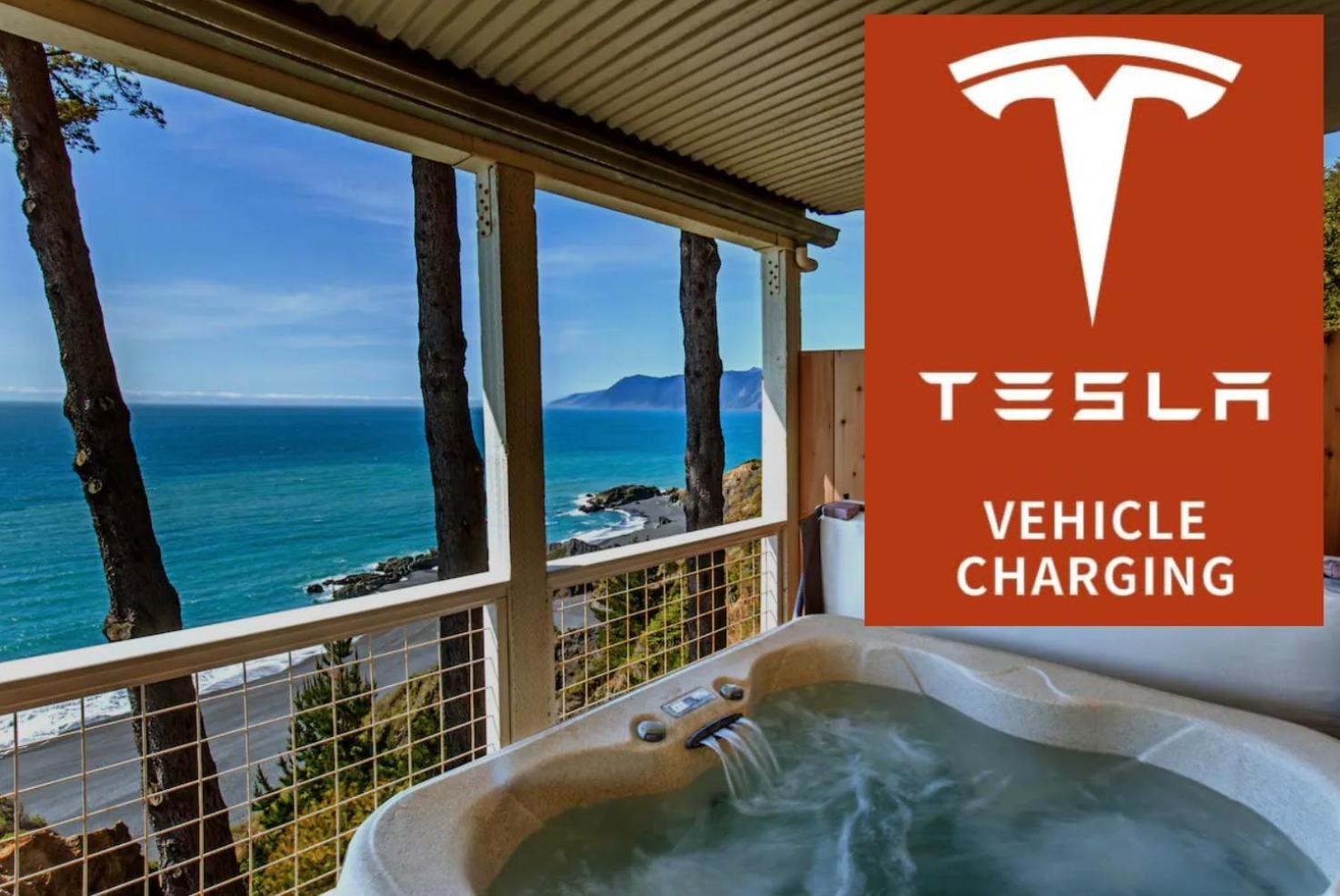 Amazing Oceanview 2 Bedroom Oceanfront! By Oceanviewhottubs Shelter Cove, Ca Tesla Ev Station Ngoại thất bức ảnh